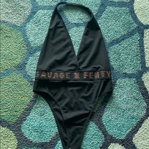 Savage X Fenty Tops - Savage X Fenty black halter bodysuit Savage X Fenty Tops - Savage X Fenty black halter bodysuit
